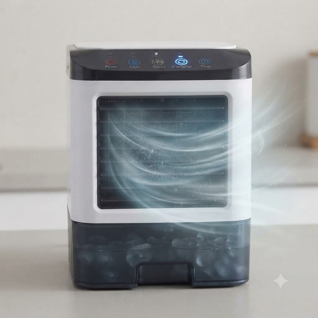 Brumia® | Mini Aire Acondicionado Portátil – Enfriamiento Instantáneo