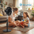 Brumia PowerFlow — Ventilador de Pie 90W con Oscilación Automática
