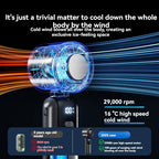 Brumia Ice Compress — Mini Ventilador Portátil con Enfriamiento Extremo