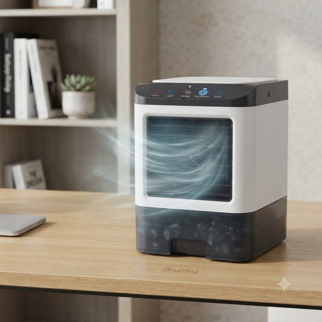 Brumia® | Mini Aire Acondicionado Portátil – Enfriamiento Instantáneo